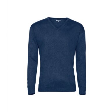 SWEATER CLASICO CUELLO V - AZUL - 4XL - 1