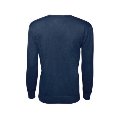 SWEATER CLASICO CUELLO V - AZUL - 4XL - 2