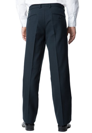 PANTALÓN HOMBRE KOTTING AZUL CASIMIR PINZADO - 2