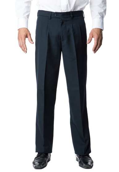 PANTALÓN HOMBRE KOTTING AZUL CASIMIR PINZADO - 3