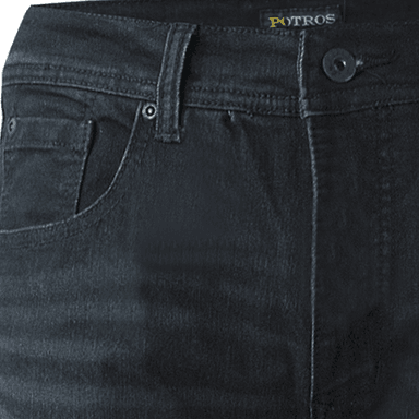 JEANS LINEA SPANDEX SLIM FIT EN COLOR NEGRO - 6