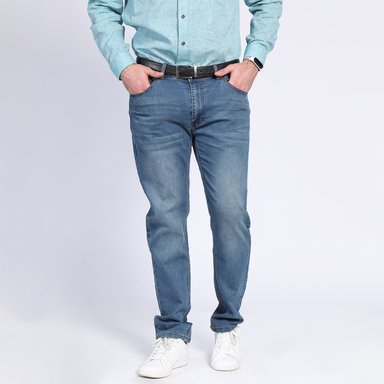 JEANS HOMBRE SPANDEX SLIM FIT DENIM ALGODÓN ELASTIZADO - 1