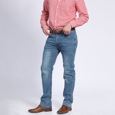 JEANS HOMBRE POTROS DENIM LINEA SPANDEX REGULART FIT - 2