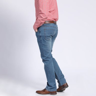 JEANS HOMBRE POTROS DENIM LINEA SPANDEX REGULART FIT - 3