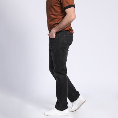JEANS LINEA SPANDEX REGULART FIT NEGRO - 3
