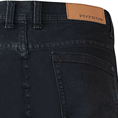 JEANS LINEA SPANDEX REGULART FIT NEGRO - 8