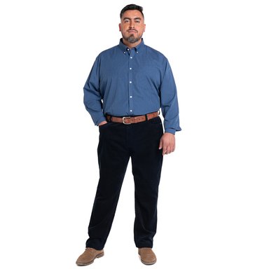 PANTALON COTELE 5 BOLSILLOS REGULAR FIT | AZUL MARINO - 4
