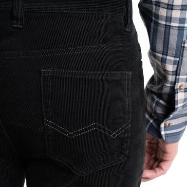 PANTALON COTELE 5 BOLSILLOS REGULAR FIT | VERDE - 3