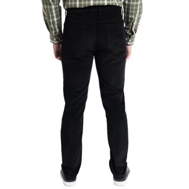 PANTALON COTELE 5 BOLSILLOS REGULAR FIT | NEGRO - 2