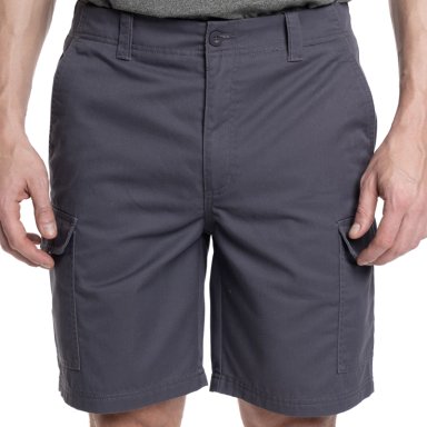 BERMUDA HOMBRE CARGO GABARDINA BOLSILLOS LATERALES | AZUL - 1