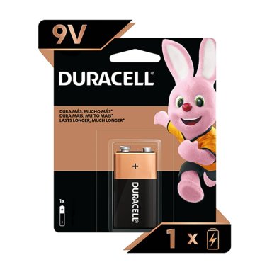 BATERÍA 9V DURACELL ALCALINA UNIDAD - 2