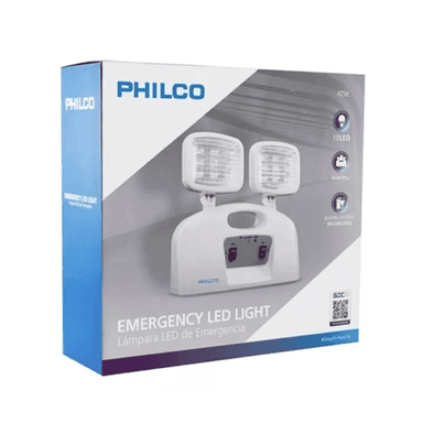 PHILCO LAMPARA DE EMERGENCIA 2 FOCOS AT58 - 10