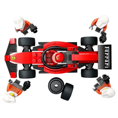 LEGO CITY PARADA EN BOXES DE F1 Y EQUIPO DE MECÁNICOS CON AUTO FERRARI- 60443 - 4