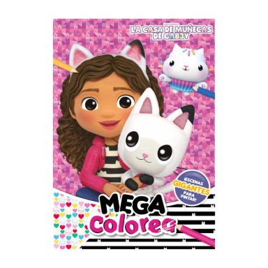 EDITORIAL VE RTICE MEGA COLOREA GABBY DOLL HOUSE - 1