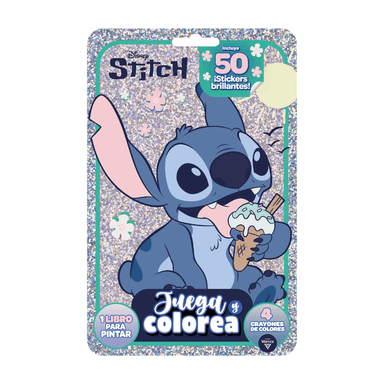 EDITORIAL VE RTICE JUEGA Y COLOREA STITCH - 1
