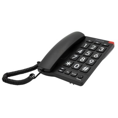 TELEFONO DE RED FIJA PHILCO ADULTO MAYOR CON NÚMEROS GRANDES 170BK - 3