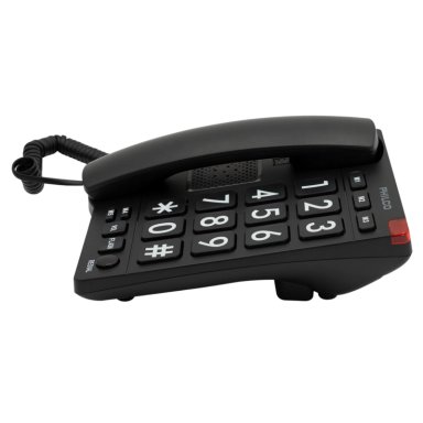 TELEFONO DE RED FIJA PHILCO ADULTO MAYOR CON NÚMEROS GRANDES 170BK - 4