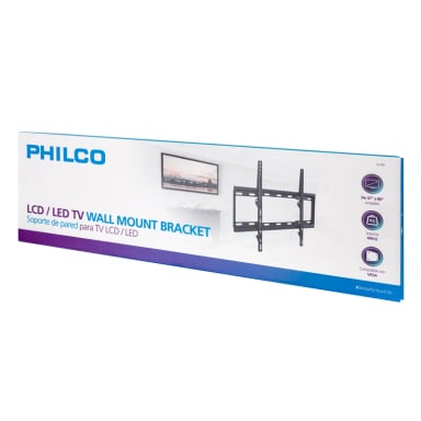 SOPORTE TV PHILCO FIJO 37"A 80" REFORZADO 40 KG MAX 03780 - 6