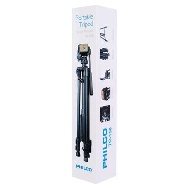 TRÍPODE PHILCO PROFESIONAL PARA CÁMARAS Y FILMADORAS TR150 + FUNDA - 4