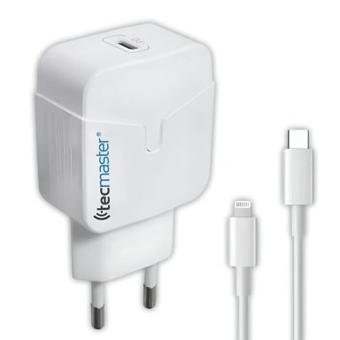 CARGADOR PARA IPHONE DE CARGA RÁPIDA CON CABLE LIGHTNING SEC - 5