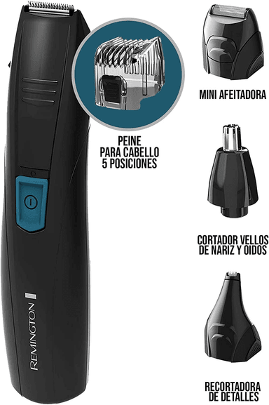 KIT CORTADOR DE BELLO FACIAL REMINGTON 5X1 PG-181 MULTIUSOS - 5