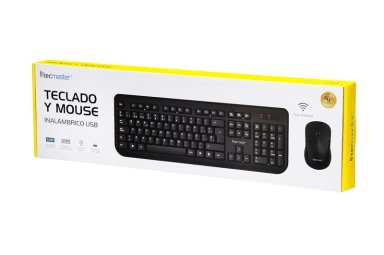 KIT TECLADO Y MOUSE INALAMBRICO TECMASTER MULTIMEDIA 100512 - 7