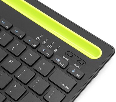 TECLADO UNIVERSAL INALÁMBRICO TECMASTER TM-100501 BLUETOOTH MULTI PLATAFORMAS RECARGABLE - 8