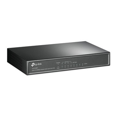 SWITCH TP-LINK TL-SF1008P 4 PUERTOS POE + 4 PUERTOS ESTANDAR - 3