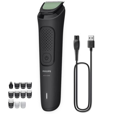 KIT CUIDADO PERSONAL INALÁMBRICO PHILIPS MG3731 2 VELOCIDADES BARBA Y CABELLO - 1