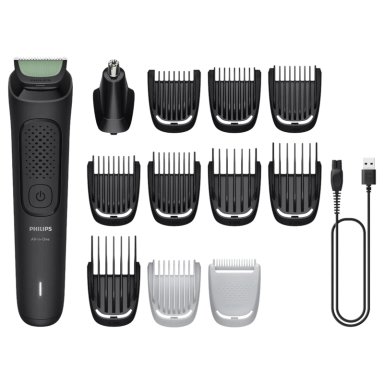 KIT CUIDADO PERSONAL INALÁMBRICO PHILIPS MG3731 2 VELOCIDADES BARBA Y CABELLO - 3