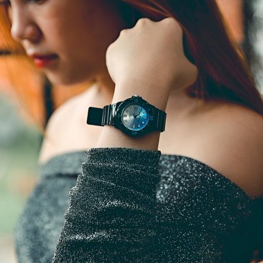 RELOJ CASIO NIÑA CUARZO LRW200H2EVDR NEGRO AZUL - 4