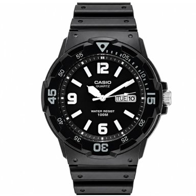 RELOJ CASIO HOMBRE CUARZO MRW200H1B2VDF CLASIC ANALOG BLACK - 1