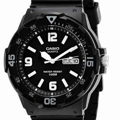 RELOJ CASIO HOMBRE CUARZO MRW200H1B2VDF CLASIC ANALOG BLACK - 2