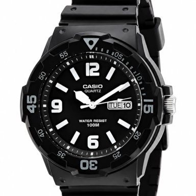 RELOJ CASIO HOMBRE CUARZO MRW200H1B2VDF CLASIC ANALOG BLACK - 5