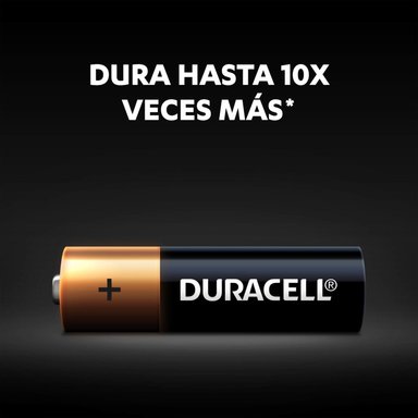PACK 12 PILAS DURACELL AA ALCALINA 1.5 V DE LARGA DURACION - 5