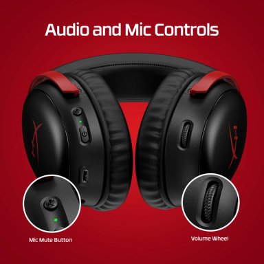 AUDÍFONOS HYPERX TRUE WIRELESS CLOUD III LEGENDARY SOUND BLUETOOTH ROJO - 9