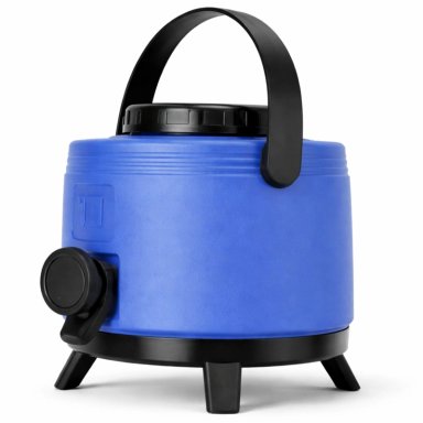 MAXI TERMO 6 LITROS TERMOLAR AZUL PARA AGUA CALIENTE Y FRIA - 1