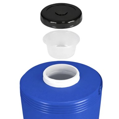 MAXI TERMO 6 LITROS TERMOLAR AZUL PARA AGUA CALIENTE Y FRIA - 3