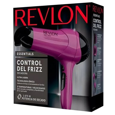 SECADOR DE CABELLO REVLON 2000 W IONIC PRO DR773PLA2 MORADO - 6