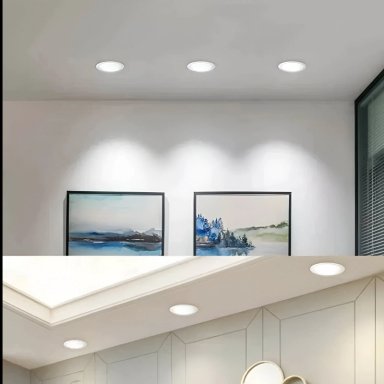PLAFON LED EMBUTIDO LOGIC 18W LUZ FRIA BLACKLIGHT 1440LM - 11