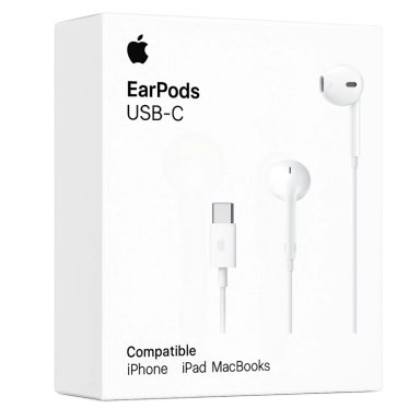AUDIFONOS APPLE EARPODS ORIGINALES USB-C WHITE - 5