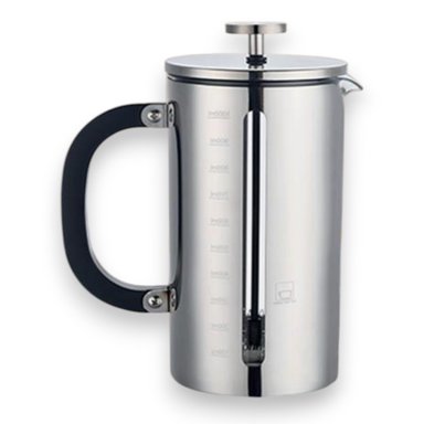 CAFETERA FRANCESA PREMIUM DE ACERO INOXIDABLE CUISCENT 1LT - 2