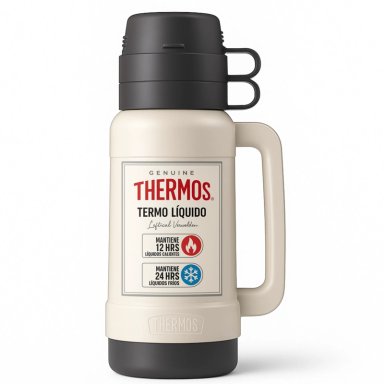 TERMO PARA LIQUIDOS 1.8 LITROS THERMOS 32-180-C6 BLANCO - 1