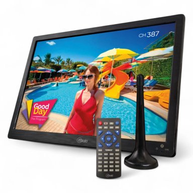 TV PORTATIL FHD RECARGABLE SEÑAL DIGITAL ISDB-T 14' SLIM BK - 3