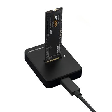LECTOR DE DISCOS SSD M.2 DOCK STATION USB 3.0 + USB-C DCKM2 - 3