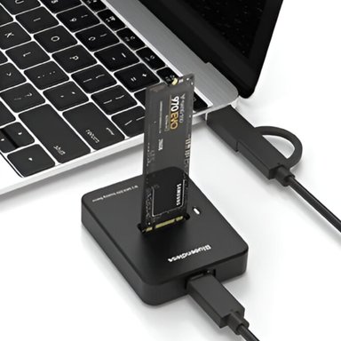 LECTOR DE DISCOS SSD M.2 DOCK STATION USB 3.0 + USB-C DCKM2 - 5