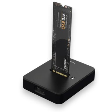 LECTOR DE DISCOS SSD M.2 DOCK STATION USB 3.0 + USB-C DCKM2 - 7