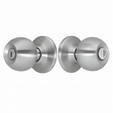 PACK DE 2 CERRADURAS DE BAÑO DONCAN PRO DE ACERO INOXIDABLE - 2