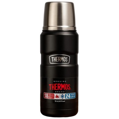 TERMO PREMIUM INOXIDABLE  470ML SK2000 BLACK EDITION 18H/24H - 1