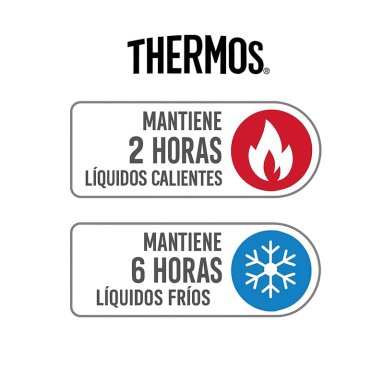 VASO TE RMICO MUG MATERO ACERO INOXIDABLE AQUA 400ML THERMOS - 4